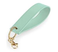 (One Size, Soft Mint) Bagbase Boutique Wristlet Keyring