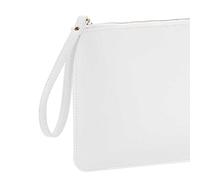 BagBase Accessory Pouch Boutique - Premium Leather-Look PU - Travel & Cosmetic - One Size Soft White