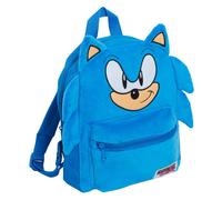 (One Size) Sonic The Hedgehog 3D Plush Backpack Kids Sega School Book Lunch Swim Travel Bag
