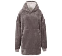 (One Size, Storm Grey) Trespass Unisex Adult Cosiness Oversized Hoodie Blanket