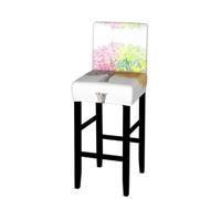 One Size Stretch Four Seasons Spring Tree Print Bar Chair Stool Cover | Cover Slipcover Hotel Table Square seat Banquet Removable kitchen decoration Soft Protector comfortable