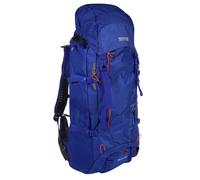 (One Size, Surfspray Blue/Blaze Orange) Regatta Blackfell III 60+10L Expandable Rucksack