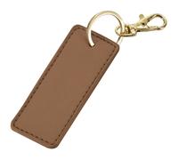 Bagbase Boutique Leather-Look PU Keyclip in Tan Bagbase Tan One Size