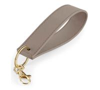 (One Size, Taupe) Bagbase Boutique Wristlet Keyring