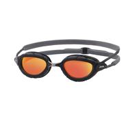 (One Size, Titanium Grey/Orange) Zoggs Unisex Adult Predator 2024 Swimming Goggles