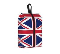 One Size Travel Shoe Storage Bag, British Flag Print Foldable Dust-Proof Shoe Packing Organizer, Gifts for Women and Men