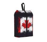 One Size Travel Shoe Storage Bag, Canadian Flag Print Foldable Dust-Proof Shoe Packing Organizer, Gifts for Women and Men