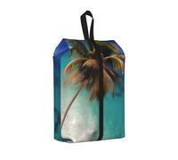 One Size Travel Shoe Storage Bag, Caribbean Islands Print Foldable Dust-Proof Shoe Packing Organizer, Gifts for Women and Men