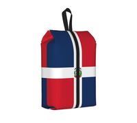 One Size Travel Shoe Storage Bag, Dominican Republic Print Foldable Dust-Proof Shoe Packing Organizer, Gifts for Women and Men