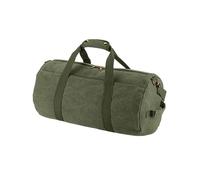 (One Size, Vintage Military Green) Bagbase Barrel Canvas Duffle Bag