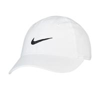 (One Size, White) Nike Baby Swoosh Cotton Twill Baseball Cap