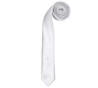 (One Size, White) Premier Tie - Mens Slim Retro Work Tie (Pack of 2)