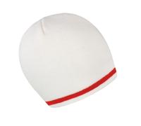 (One Size, White / Red) Result Unisex Winter Essentials National Beanie Hat