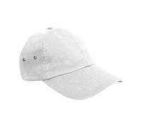 (One Size, White) Result Headwear Plush Baseball Cap