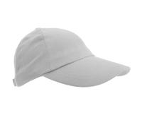 (One Size, White) Result Unisex Heavy Cotton Premium Pro-Style Baseball Cap (Pack of 2)