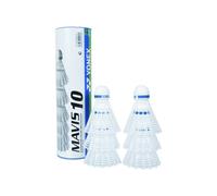 (One Size, White) Yonex Mavis 10 Shuttlecock (Pack of 6)
