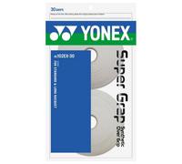 (One Size, White) Yonex Super Grap Grip Tape (Pack of 30)