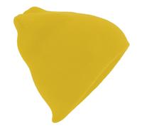 Beechfield Men's Plain Basic Knitted Winter Beanie Hat in Bright Yellow Beechfield Bright Yellow One Size