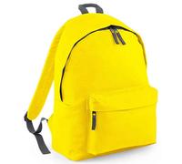 (One Size, Yellow/Graphite) Bagbase Original Fashion Backpack
