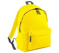 Bagbase Men's Original Plain Backpack in Bright Yellow Bagbase Bright Yellow
