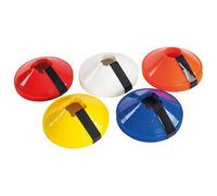 (One Size, Yellow) Precision Sleeved Saucer Cones (Pack of 10)