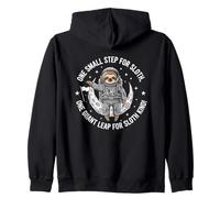 One Small Step For Sloth One Giant Leap For Sloth Kind Zip Hoodie