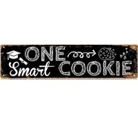 One Smart Cookie Sign Novelty One Smart Cookie Decor One Smart Cookie Street Sign Wall Art Decor For Home Farmhouse Bar Cafe Man Cave 40 X 10 CM