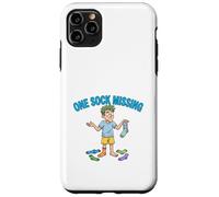 One Sock Missing Funny Laundry Problem Design Case for iPhone 11 Pro Max