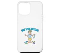 One Sock Missing Funny Laundry Problem Design Case for iPhone 12 Pro Max