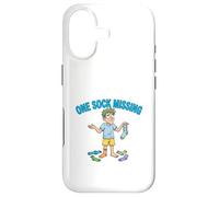 One Sock Missing Funny Laundry Problem Design Case for iPhone 17