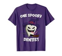 One Spooky Dentist Funny Monster Tooth Halloween T-Shirt