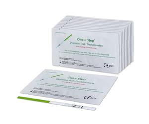 One Step 20 x Ovulation Strips 20miu/ml Test Kit Sensitive Fertility Predictor Testing Sticks (Wide Width)