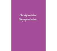 One Step At A Time One Page At A Time: 12 Step Inventory Journal Notebook AA Alcohol Celebrate Recovery 10th Step 4th Step