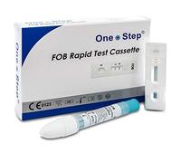 One Step Bowel Test, 1 Test Pack, Colon Faecal Screening Test Kit, Occult Blood in Stools Home Testing, FOB Detection, Ulcers, Polyps, Colitis, Cancer Screen