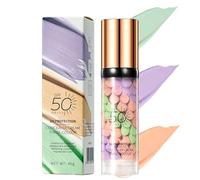 One Step Color Corrector Face Primer with SPF 50,Sunscreen Isolation Cream, Brightening Cream to Even Skin Tone,Oil Control Skin Corrector,Moisturizing Make-up Primer,Radiance Skin