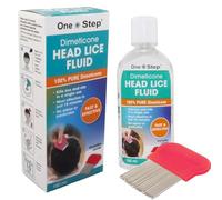 One Step: Dimeticone Head Lice Treatment 100ml - Lice and Nit Removal Solution | Gentle, Non-Toxic Formula for Kids and Adults | Safe, Effective, and Easy to Use