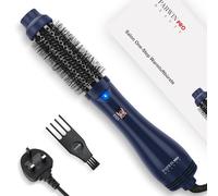 One-Step Hair Dryer Brush, Blow Dry Hair Brush, 4 in 1 Hot Brushes for Hair Styling, Drying, Volumizing, Straighten, Negative Ion Care Hot Air Brush, 1000W, Prussian Blue