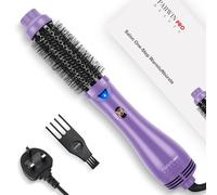 One-Step Hair Dryer Brush, Blow Dry Hair Brush, 4 in 1 Hot Brushes for Hair Styling, Drying, Volumizing, Straighten, Negative Ion Care Hot Air Brush, 1000W, Purple
