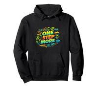 One Step More Running Motivation Design Pullover Hoodie