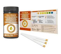 One Step: pH Urine Test Strips for Easy Monitoring, Accurate and Reliable, Range 5.0-8.5, 100 Testing Strips