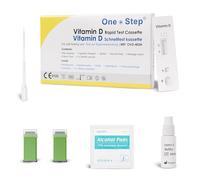 One Step Vitamin D Test Kit, 2 Home Vitamin D Self Tests | Vitamin D Self Test Kit for Home Use to Identify Vitamin D Deficiency. Fast Finger-Prick Vitamin Deficiency Tests