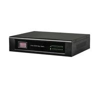 ONE-STOP 17 Way Channels Rack Mount CCTV Power Supply Distribution Box DC 12V 10A with Metal Box, AC Plug for Security Cameras, DVRs, IP Cameras