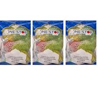 One Stop Dealer Sabudana Papad (200 Gram) - Crispy and Delicious - Accompaniment to Any Meal - Good for Fasting Or Upwaas (Pack of 3, Sabudana Papad Farfar (Coloured) Plain)