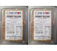 One Stop Dealers Peanut Gajjak 200g | Traditional Indian Sesame & Jaggery Sweet | Crunchy Peanut Chikki | Winter Special Sweet Snacks (Pack of 2)