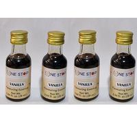 One Stop Dealers Vanilla Flavouring Essence 28ml (Pack of 4) - Premium Baking & Cooking Essence - Adds Rich Aroma & Taste to Cakes, Desserts & Ice Creams