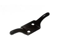 One Stop DIY Cleat Hook Black For Rope Washing Line Cord 100mm Black Metal NEW
