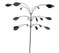 One Stop Gardens Cart Stanwood Wind Sculpture Copper Triple Leaf Windmill Garden Ornaments Engineering for Kids 3-5 (A, 60x100cm)