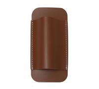 One strap with a horizontal leather case, a horizontal leather case on the hip of the man, brown, Einheitsgröße