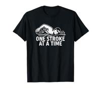 One Stroke at a Time Swim Mantra T-Shirt