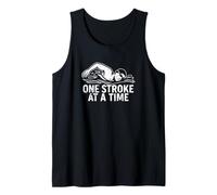 One Stroke at a Time Swim Mantra Tank Top